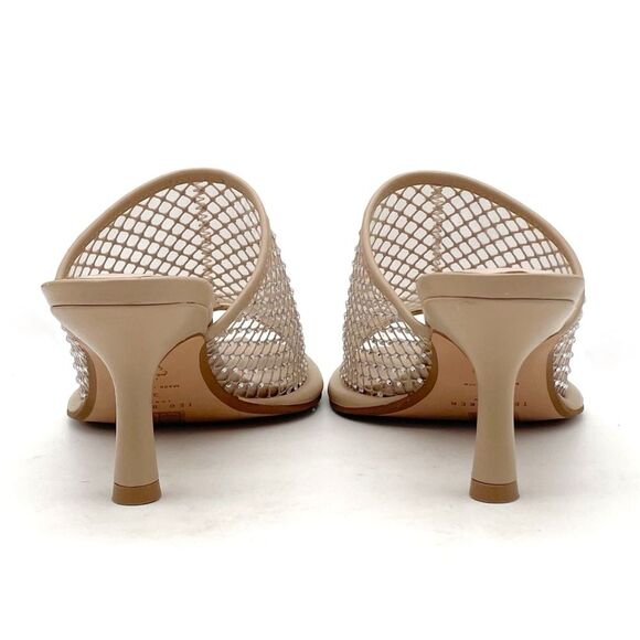 Ted Baker Celya Crystal Mesh Heeled Mules Sandals Nude Tan Size EU 39 US 8.5 - Picture 11 of 16